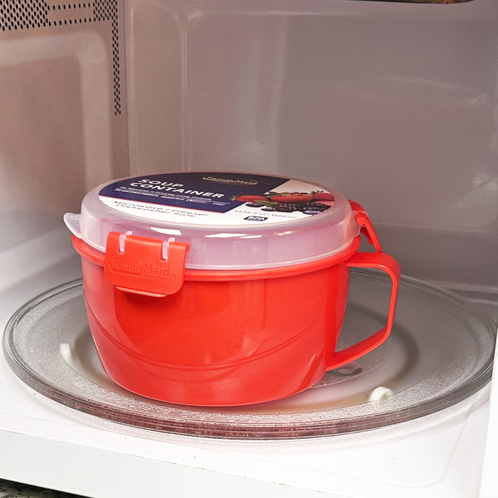 1 Microwave Soup Noodle Bowl Mug Cooker BPA Free Microwaveable Dishwasher 43.6oz