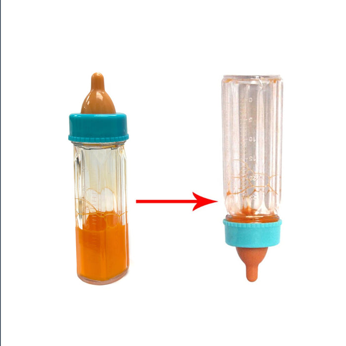 4 Pc Baby Dolls Feeding Bottle Magic Set Disappearing Milk Pretend Play Toy