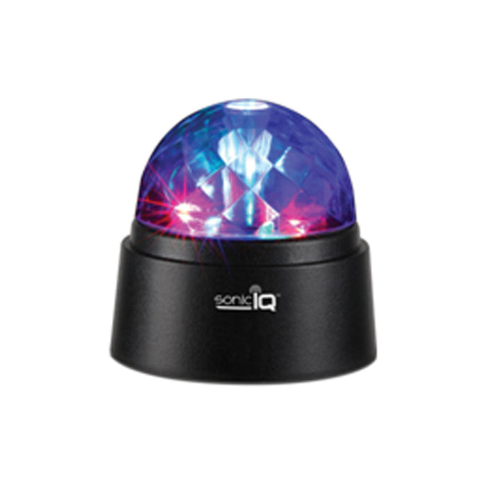 2 Portable Disco Lights LED Battery Stage Crystal Ball Strobe Disco Party Black