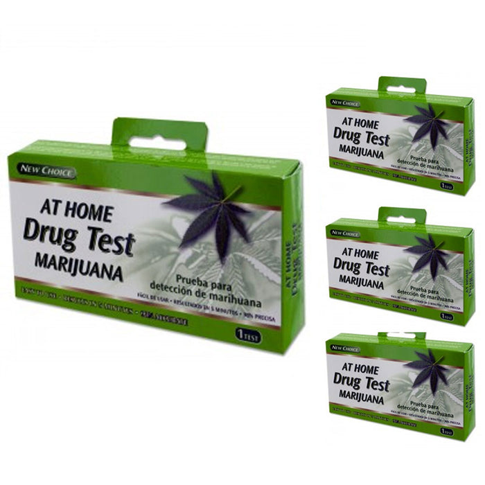 4 Drug Tests Home Instant Screening Weed Marijuana THC Urine 5 Min Fast Results