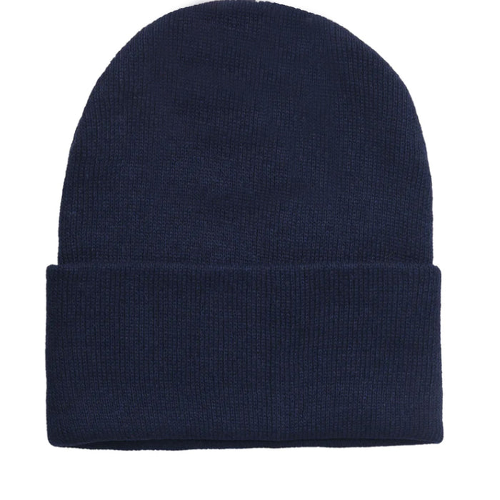 3pk Beanie Hat Cap Plain Ski Skully Cuff Winter Warm Men Women Solid Color Beany