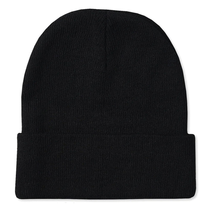 3pk Beanie Hat Cap Plain Ski Skully Cuff Winter Warm Men Women Solid Color Beany