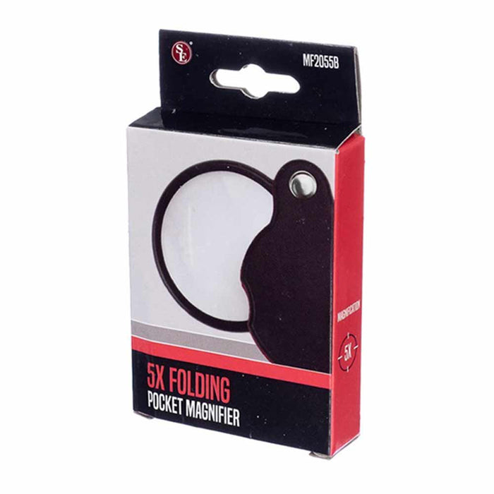 2 Pc 5X Folding Pocket Magnifier Loupe Glass Lens Reader Magnifying 2" Reading