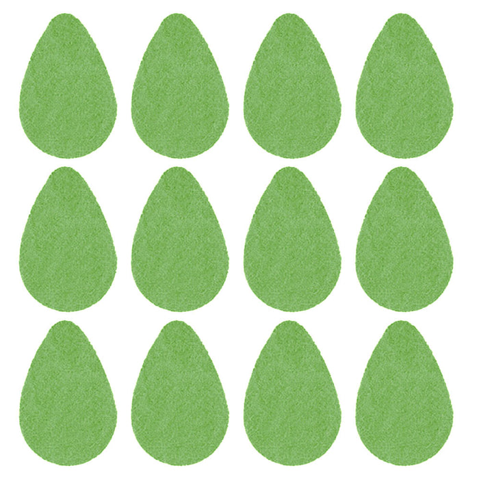 12Pc Facial Cleansing Sponges Exfoliating Buff Scrub Pad Green Tea Cleanser Skin