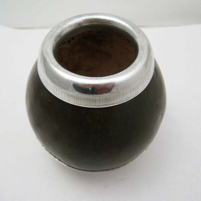 CLASSIC ARGENTINEAN MATE GOURD YERBA TEA CUP WITH STRAW BOMBILLA 1581 SHIPS FROM USA