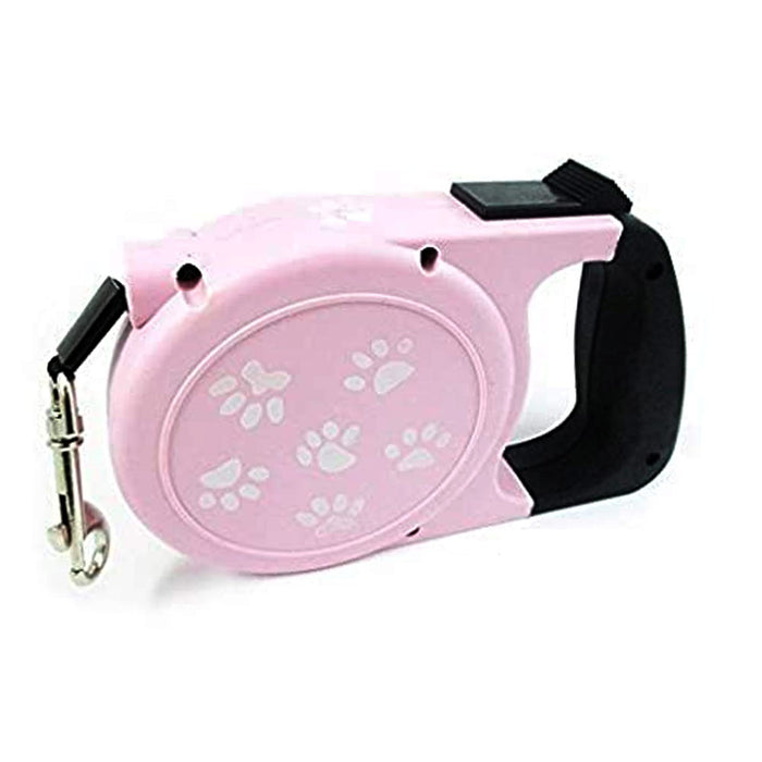26Ft Auto Retractable Dog Leash Stop Lock Small Medium Big Pet Up To 66lb Train