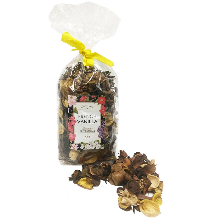 2 Pc French Vanilla Potpourri Scent Decorative Bath Home Fragrance Dried Flower