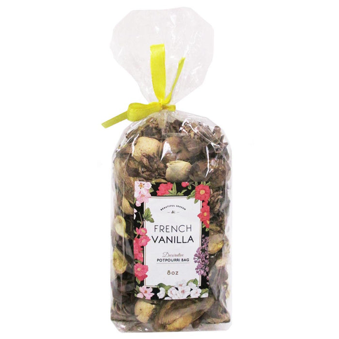 4 PC French Vanilla Potpourri Dried Flower Scent Bath Home Fragrance Decorative
