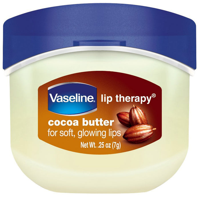 20 Vaseline Therapy Lip Balm 0.25oz Cocoa Butter Flavor Petroleum Jelly Mini Jar