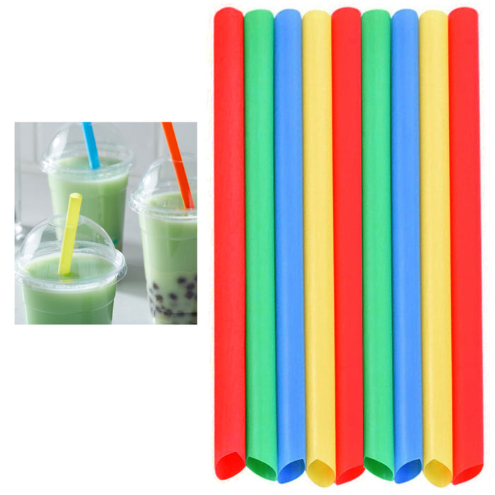 100 Extra Wide Jumbo Straws Boba Bubble Tea Drinking Milkshake Smoothie Slushy