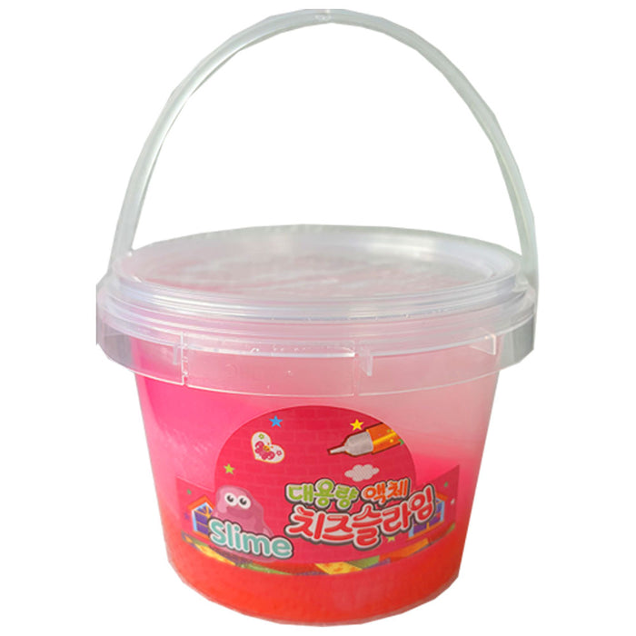 2 Pk Large Glitter Crystal Slime Buckets Goo Putty Squishy Party Favor 17.6oz