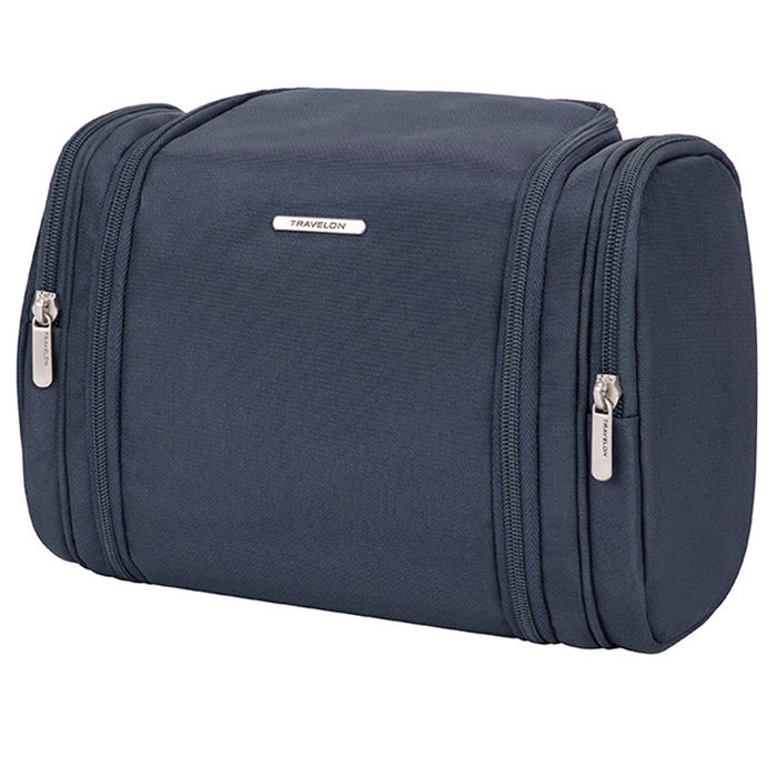 Travelon Anti-Theft Hanging Toiletry Bag Kit RFID Blocking Travel Organizer Blue