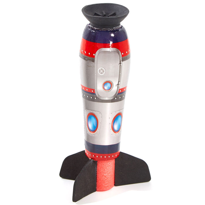 2 Pc Suction Rocket Launcher Foam Catapult Blast Off Fun Flying Toy Party Favors