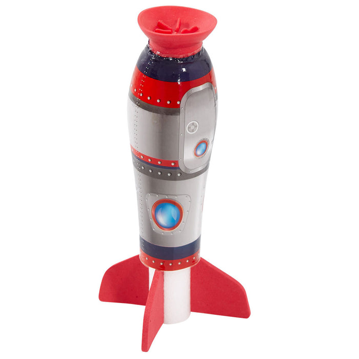 6 Pc Blast Off Foam Rocket Launcher Dart Suction Cup Toy Party Favor Gift Loot