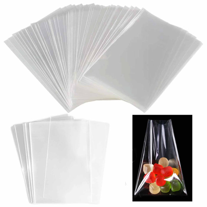 500 X Cello Bags Clear Poly Baggies Candy Pouch Treat Loot Favor Snack 3"X5.5"