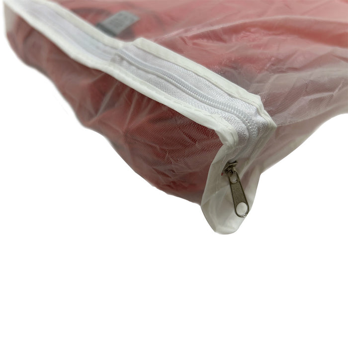 4 Pc Sweater Storage Garment Bag Clear 14" Fur Jacket Clothes Cover Dust Travel