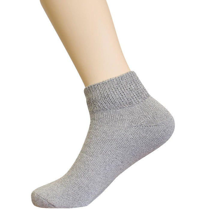 9 Pair Diabetic Ankle Circulatory Socks Health Support Mens Loose Fit Size 9-11
