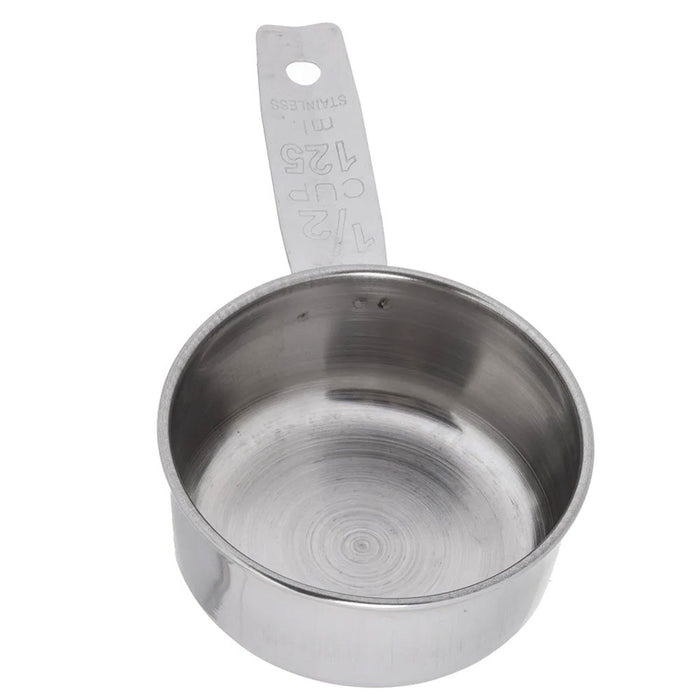 1 Pc Stainless Steel 1/2 Measuring Cup Scoop Measure Metal Kitchen Gadget Baking