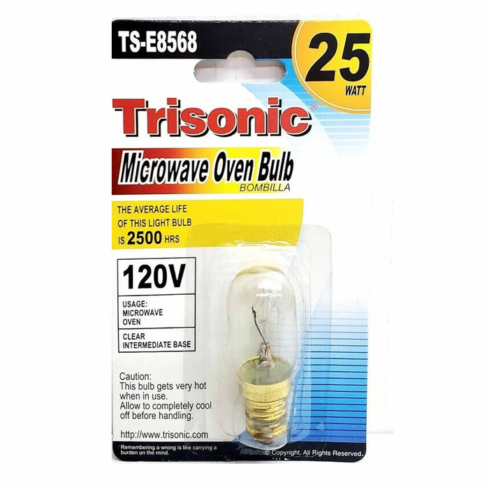 2 Microwave Oven Lamp Light Bulbs 25w 120v Replacement Lighting Intermedium E14