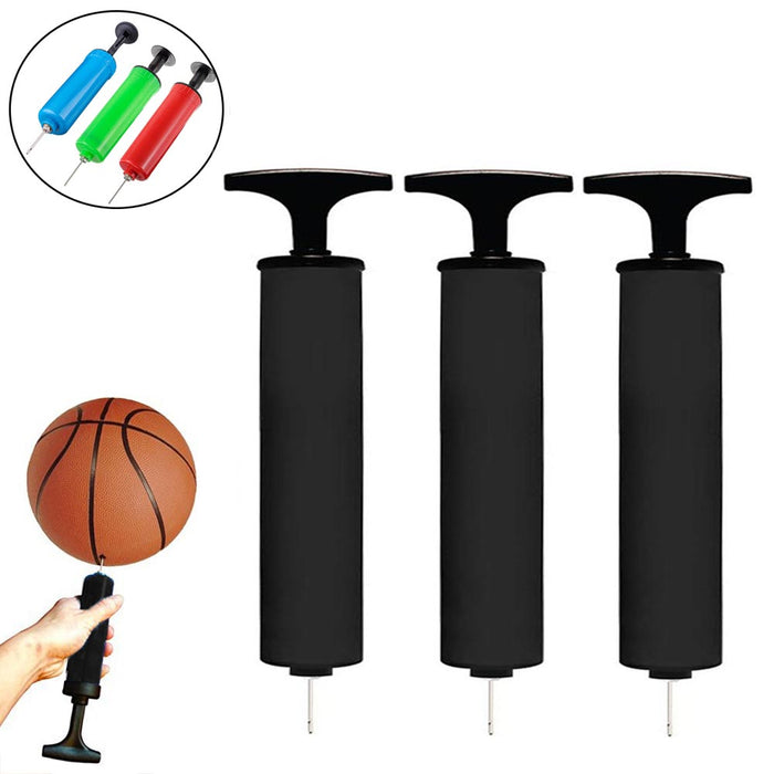 3PC Sport Manual Hand Air Pump Inflate Needle Ball Basketball Volleyball Soccer