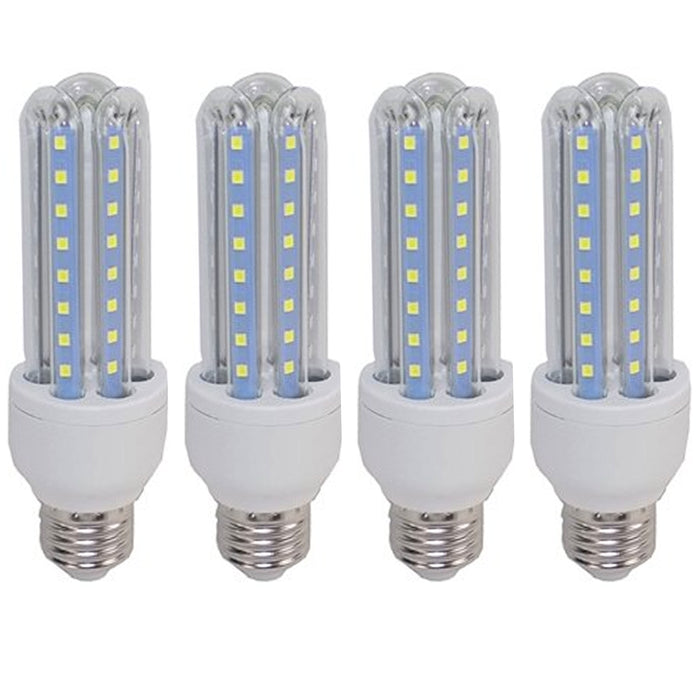 4 Pc Candelabra Corn Light Bulb 9W LED E27 Lamp Base 2835 AC86-265V Ceramics