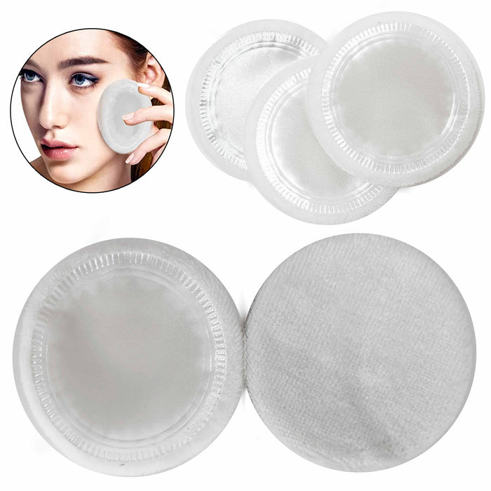 48 Large Velour Powder Puffs Round Makeup Applicator Beauty Foundation Cosmetic