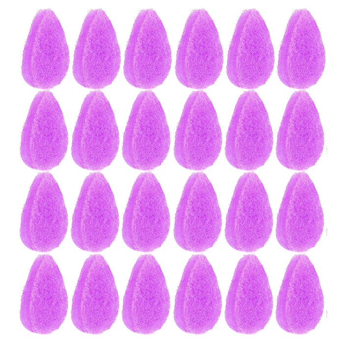 24 Face Cleansing Sponges Facial Exfoliating Buff Pads Lavender Vitamin E Scrub