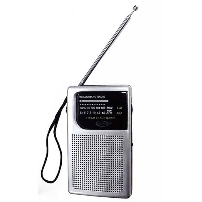 Emergency AM/FM Radio Battery Operated Radio Portable Pocket Receiver Speaker