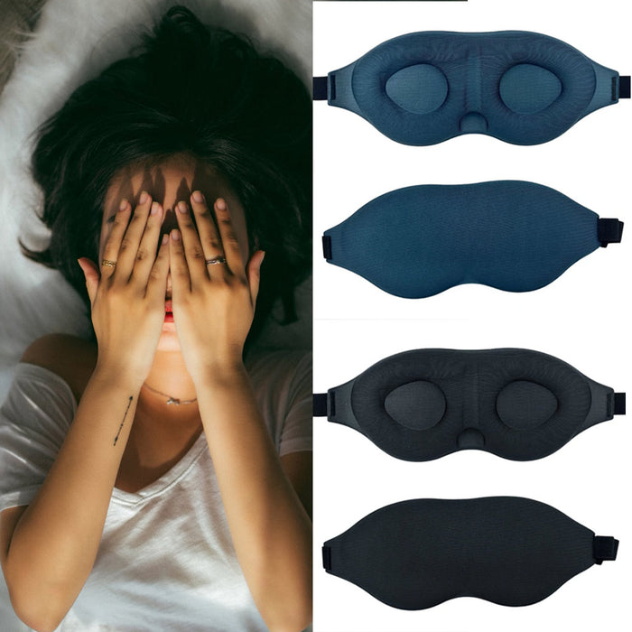 1 Eye Sleep Mask Side Sleeper Light Blocking 3D Night Blindfold Unisex Eye Cover
