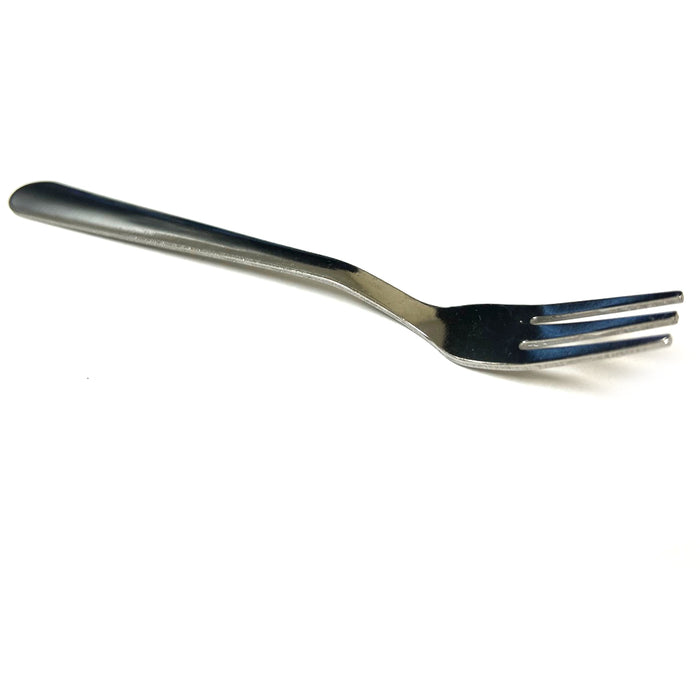 24 Pc Mini Stainless Steel Forks 5-5/8" Cocktail Oyster Crab Tasting Appetizers