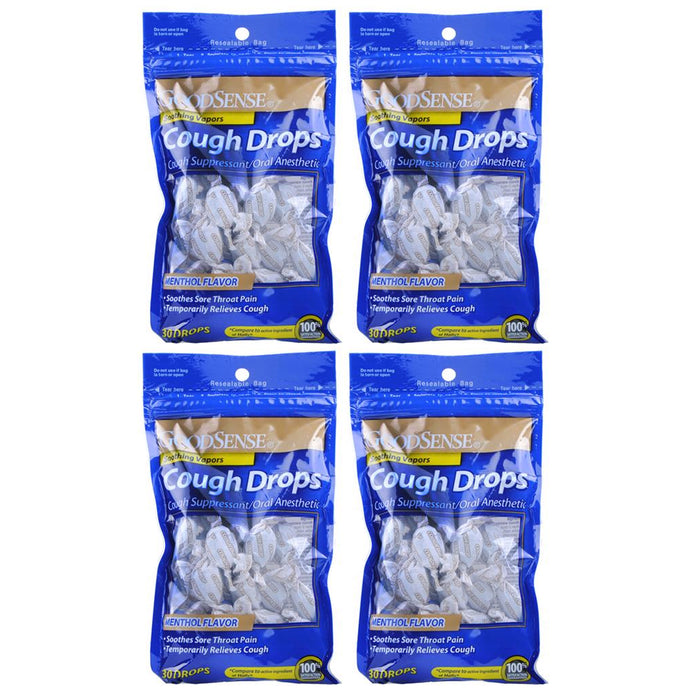 120 Ct Menthol Flavor Cough Suppressant Drops Menthol Sore Throat Relief Lozenge