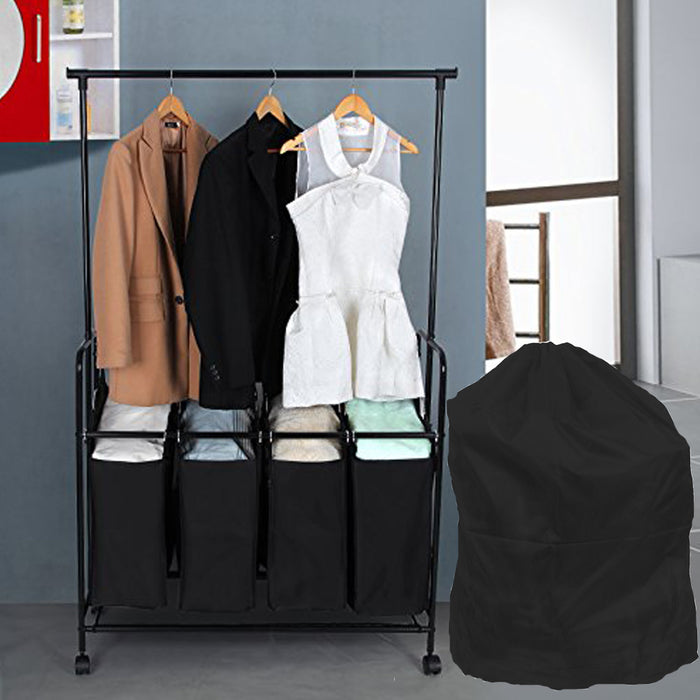 2 Pack Jumbo Sized Laundry Bag Commercial Heavy Nylon College Home Dorm 28"X36"