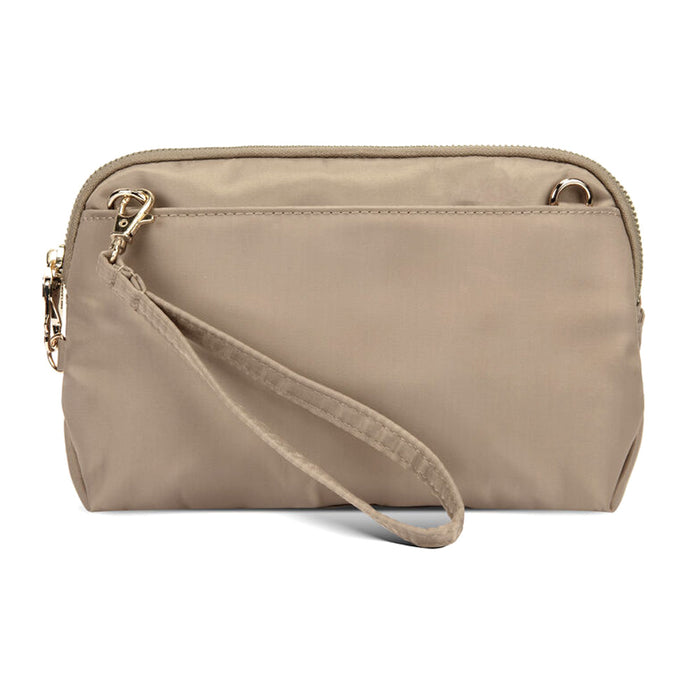 Travelon Womens RFID Blocking Wallet Purse Wristlet Convertible Crossbody Clutch