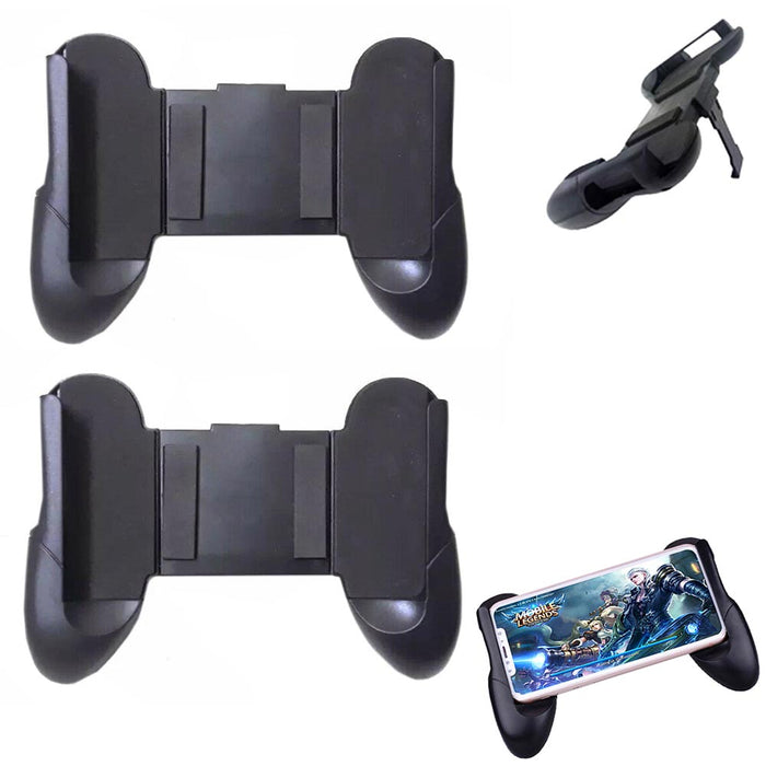 2PC Phone Holder Gamepad Grip Mobile Smartphone Controller Mount
