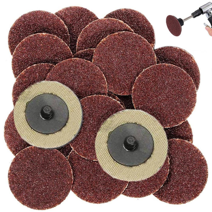 100 Sanding Discs Die Grinder 2" Roll Lock Surface Conditioning Abrasives