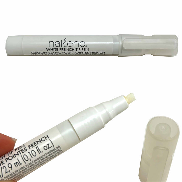 4 Pc Pro Nail Art Polish Pen DIY French Manicure White Tip Pedicure Traditional