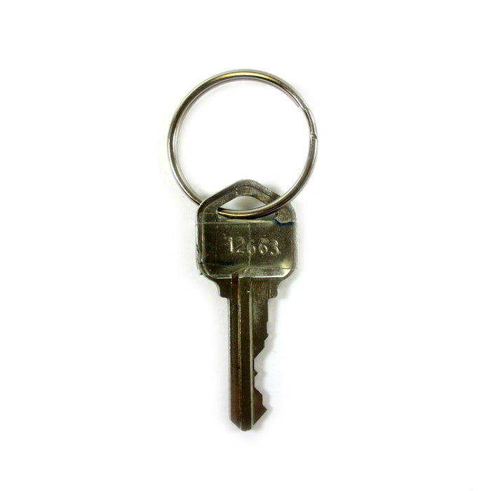 24 Pc Split Key Rings Assorted Sizes Nickel Plated Tempered Steel Chain Keyrigns