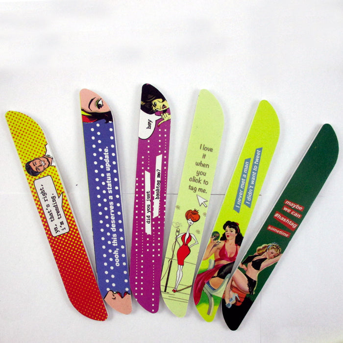 1 Nail File W/ Compact Case Refill Travel Storage Sanding Manicure Pedicure
