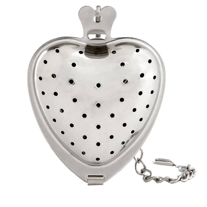 2 Heart Shape Stainless Steel Tea Infuser Loose Leaf Herb 2" Kettle Cup Strainer