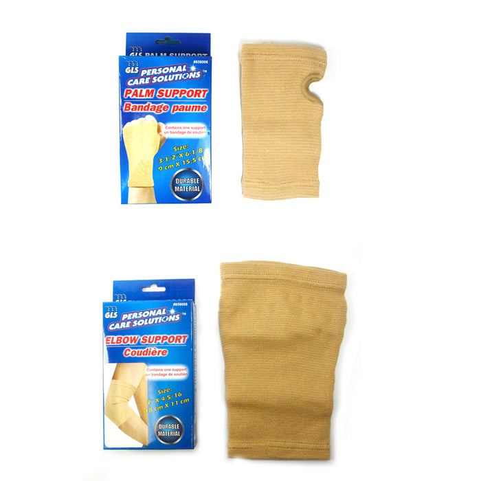 12Pc Support Braces Set Ankle Knee Wrist Elbow Palm Compression Pain Relief Wrap