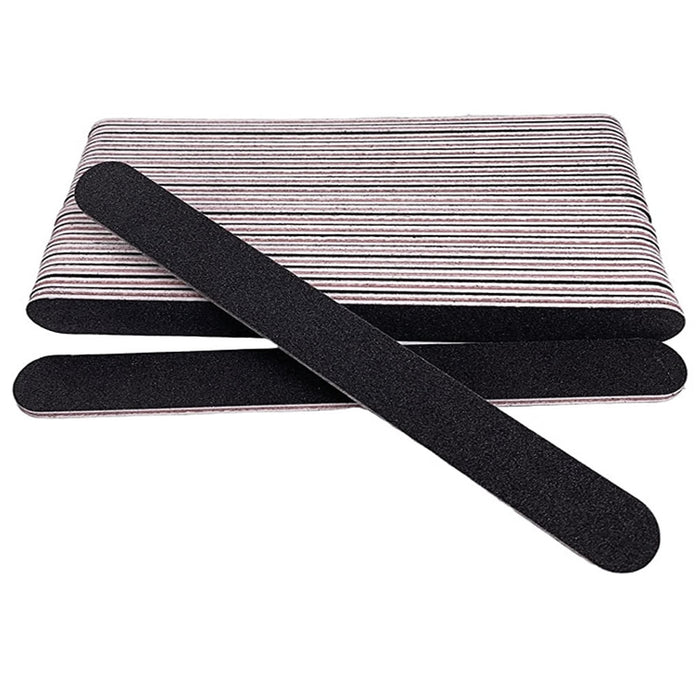 60 Pro Nail Files Emery Boards Buffering Shaping Salon Manicure Tools Small 4.5"