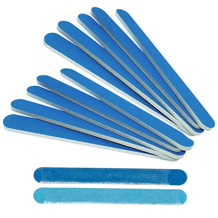 100 Pc Bulk Nail File Emery Boards Professional Salon Double Sided Manicure Tool