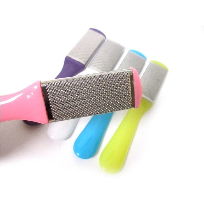 2pc Metal Foot File Scraper Pedicure Callus Remover Scrubber Hard Rough Dry Skin
