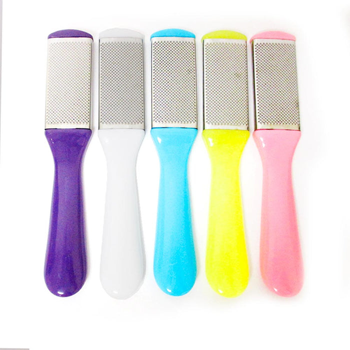 2pc Metal Foot File Scraper Pedicure Callus Remover Scrubber Hard Rough Dry Skin
