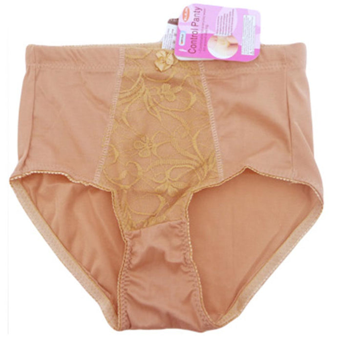 Beige Tummy Control Womens Slim High Waist Body Shaper Shapewear Underwear XL