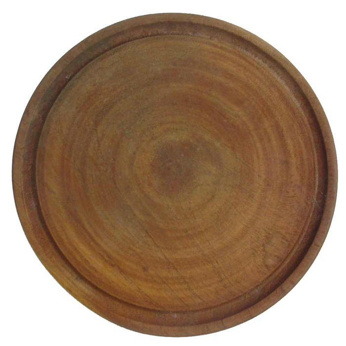 3 Plates Argentina Asado BBQ Cheese Food Serving Beef Meat Algarrobo Wood 8"