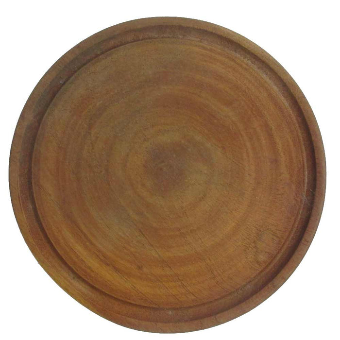 3 Plates Argentina Asado BBQ Cheese Food Serving Beef Meat Algarrobo Wood 8"