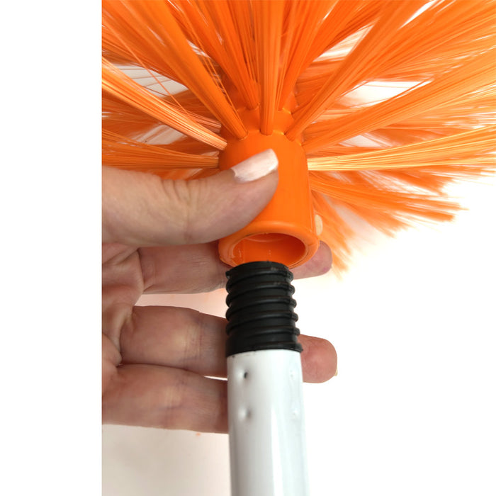 2 Pack Cobweb Corner Dusters Cleaning Telescopic Pole Ceiling Molding Floor Vent