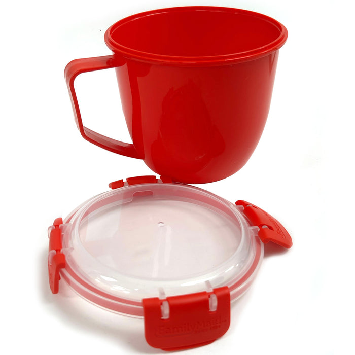 1 Soup Bowl Microwave Soup Noodle Dorm Small Kitchen Office Dishwasher BPA Free