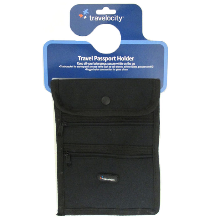 Neck Wallet Passport Holder Organizer Case Cards Travel Pouch Family Vacation